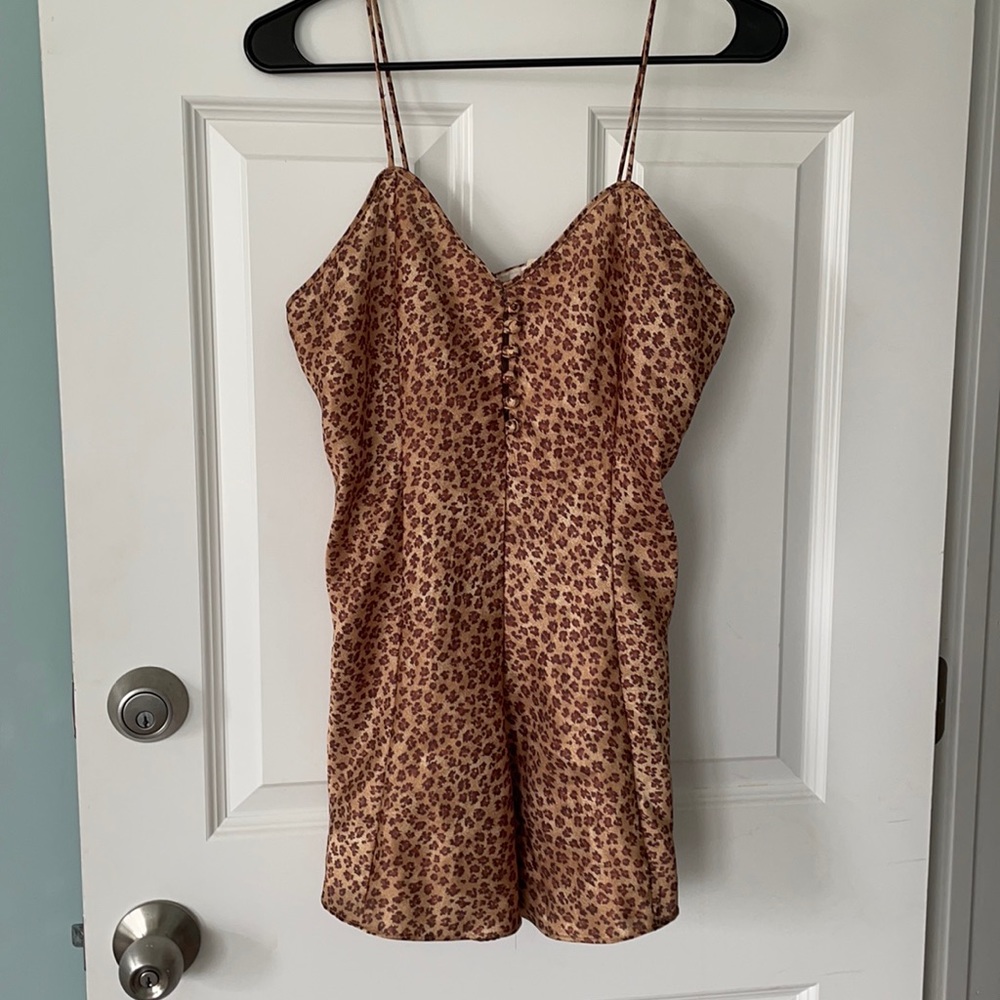 VS Leopard Print Romper (Vintage)